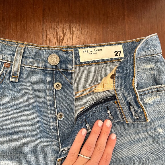 Rag and Bone Maya High Rise Shorty Short - Picture 2 of 5